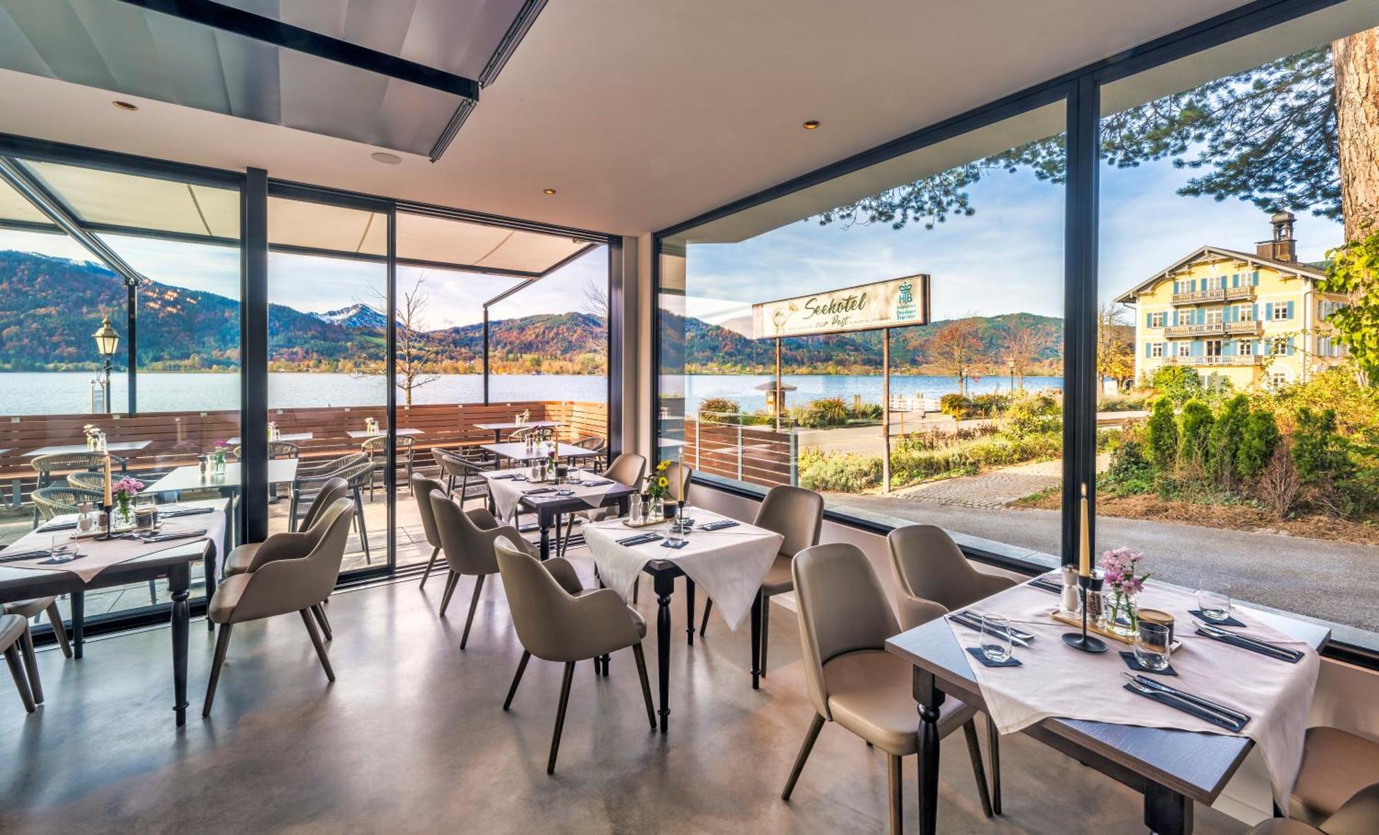 Seehotel Zur Post Tegernsee Bagian luar foto